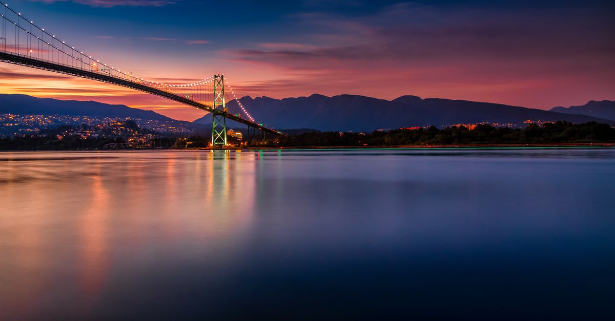Do I buy travel Insurance for the length of my visit or the length of the visa? - Amazing sundown scenery with Lions Gate Bridge over Burrard Inlet against cloudy blue sky and mountains Do I buy travel Insurance for the length of my visit or the length of the visa? - Amazing sundown scenery with Lions Gate Bridge over Burrard Inlet against cloudy blue sky and mountains