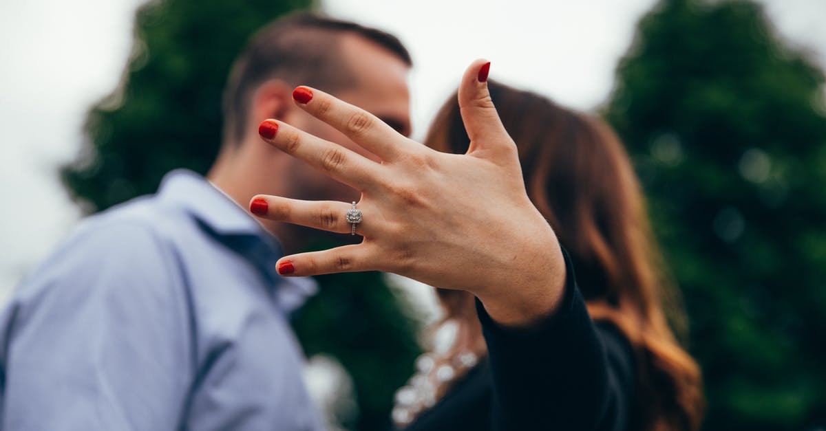 Do I have to pay Canadian taxes on an engagement ring my fiancé got me in the US? - Shallow Focus Photography of Man and Woman Kissing Each Other