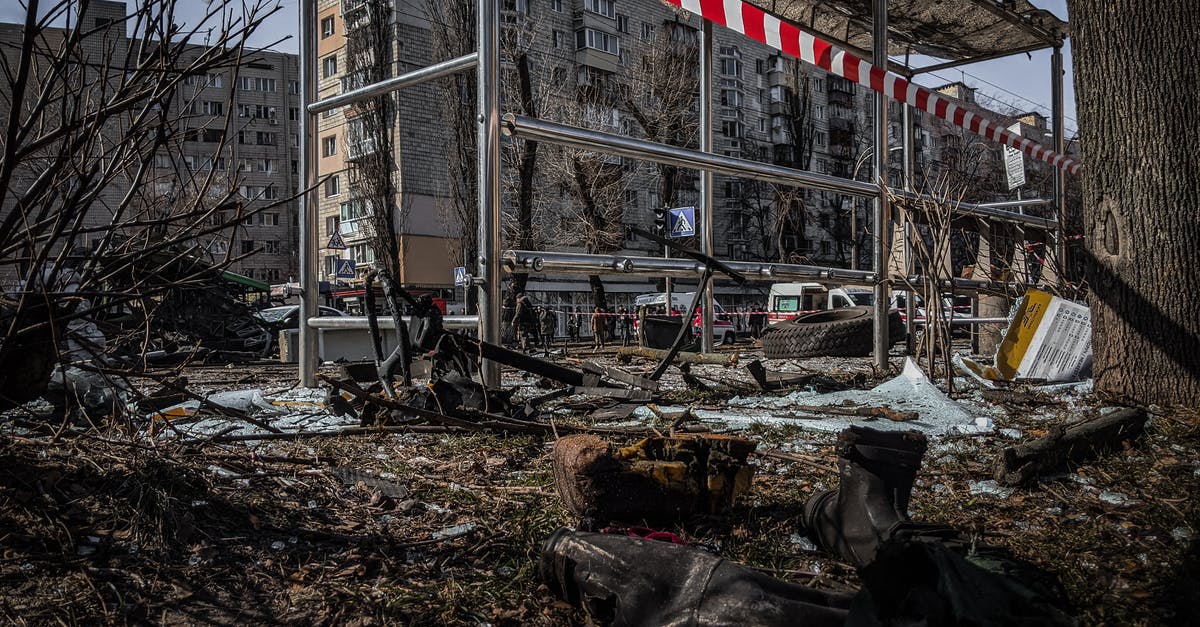 Do I need a Ukraine visa as a permanent USA resident? - Devastated Bus Stop in Town after Bomb Explosion Do I need a Ukraine visa as a permanent USA resident? - Devastated Bus Stop in Town after Bomb Explosion