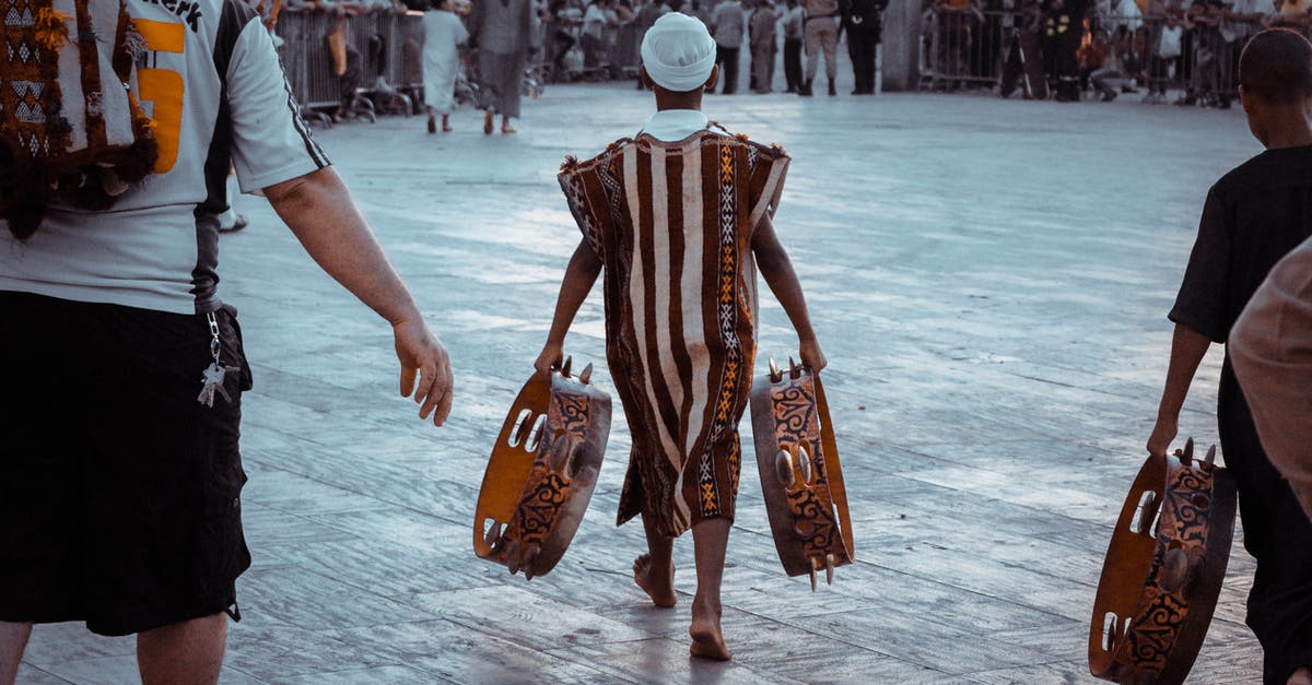 Do I need a visa to perform as an entertainer in the UK? - Ethnic boy wearing authentic African costume carrying big timbrels and walking on city square surrounded with people before performance Do I need a visa to perform as an entertainer in the UK? - Ethnic boy wearing authentic African costume carrying big timbrels and walking on city square surrounded with people before performance