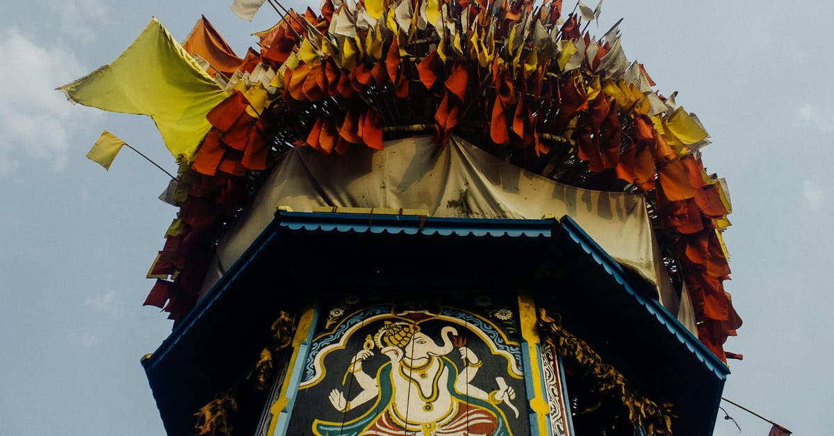 Do Indian nationals require a transit visa at Vienna travelling from Ukraine to India? [duplicate] - Low angle of colorful flags fluttering on wind on top of tower for traditional oriental celebration