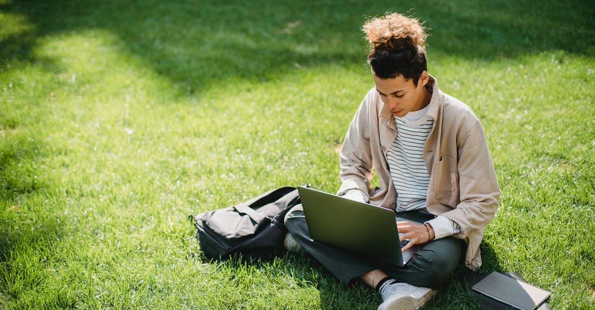 Do U.S. RV parks have high-speed internet facilities? - Serious student typing on laptop keyboard during studies Do U.S. RV parks have high-speed internet facilities? - Serious student typing on laptop keyboard during studies