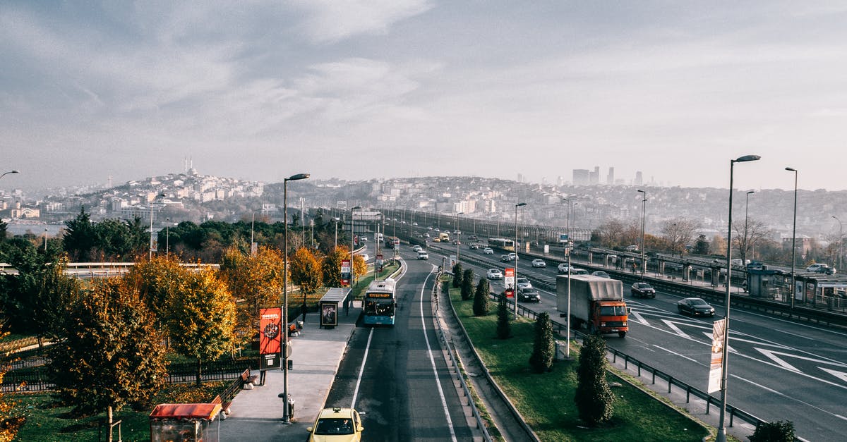 Documents required for re-entering Schengen area on multiple entry visa - Multiple lane highway with driving vehicles located in Istanbul city suburb area on autumn day Documents required for re-entering Schengen area on multiple entry visa - Multiple lane highway with driving vehicles located in Istanbul city suburb area on autumn day