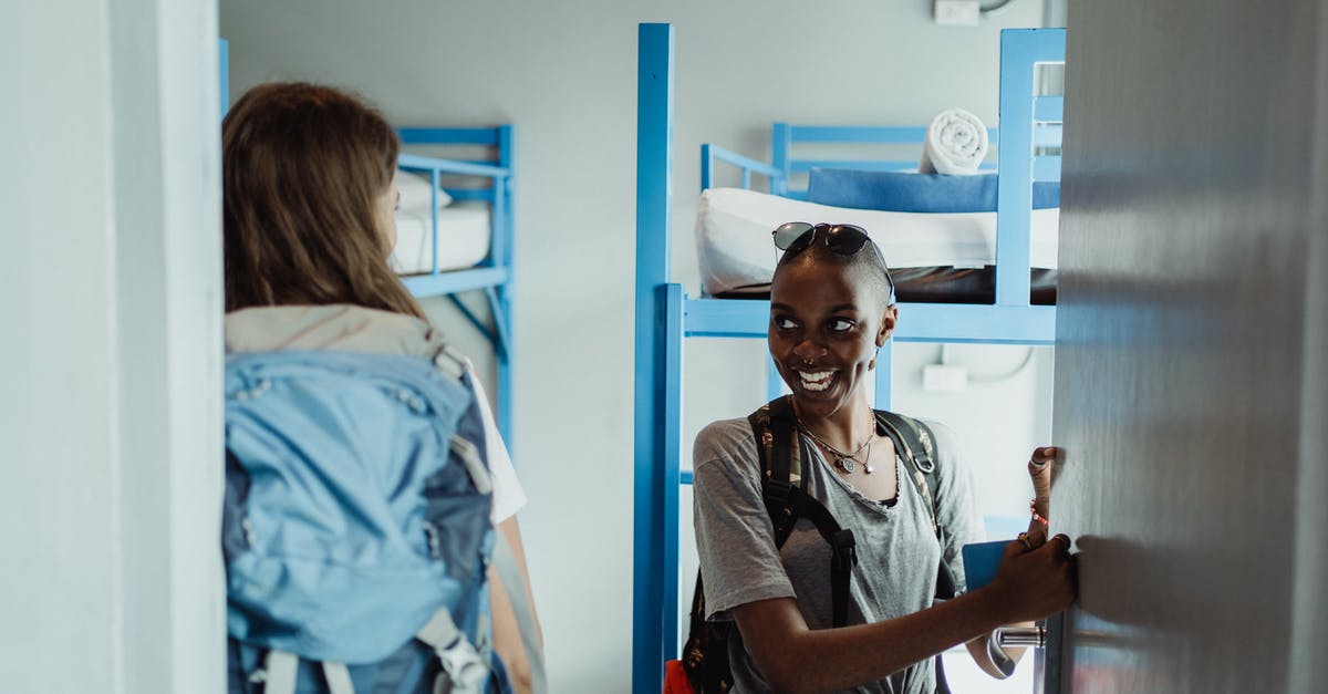 Dorm / Hostel: How to assert myself politely with roommates - Women Walking into Their Hostel Room with Bunk Beds and Smiling Dorm / Hostel: How to assert myself politely with roommates - Women Walking into Their Hostel Room with Bunk Beds and Smiling