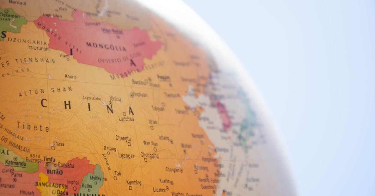 Downloadable maps of China - Globe in Close Up