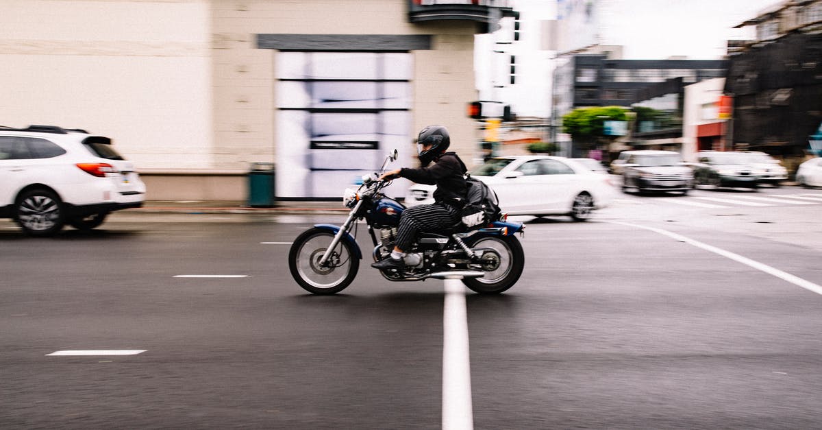 driving from LA to San Francisco [closed] - Person Riding Cruiser Motorcycle