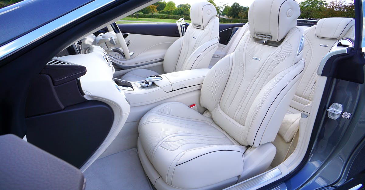 Driving test in New Zealand? - White Leather Car Bucket Seat Driving test in New Zealand? - White Leather Car Bucket Seat