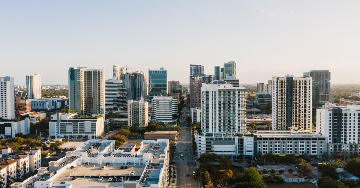 Dublin-Newark-Fort Lauderdale with United - Scenic cityscape of Fort Lauderdale downtown with modern multistory buildings and glass skyscrapers against cloudless sunset sky Dublin-Newark-Fort Lauderdale with United - Scenic cityscape of Fort Lauderdale downtown with modern multistory buildings and glass skyscrapers against cloudless sunset sky