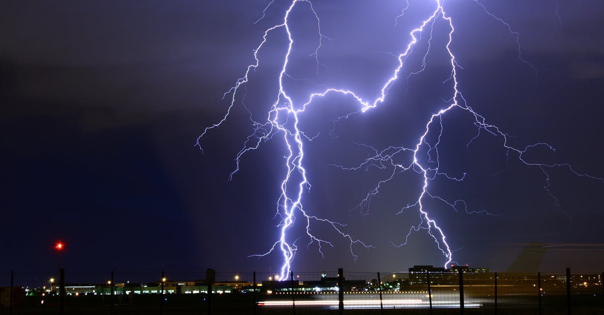 Dusseldorf Weeze Airport to Stuttgart by night - Thunderstorm at Nighttime Dusseldorf Weeze Airport to Stuttgart by night - Thunderstorm at Nighttime