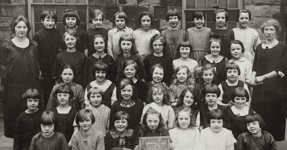 Education history in DS160 - Photo Of A Class Picture In Grayscale Education history in DS160 - Photo Of A Class Picture In Grayscale