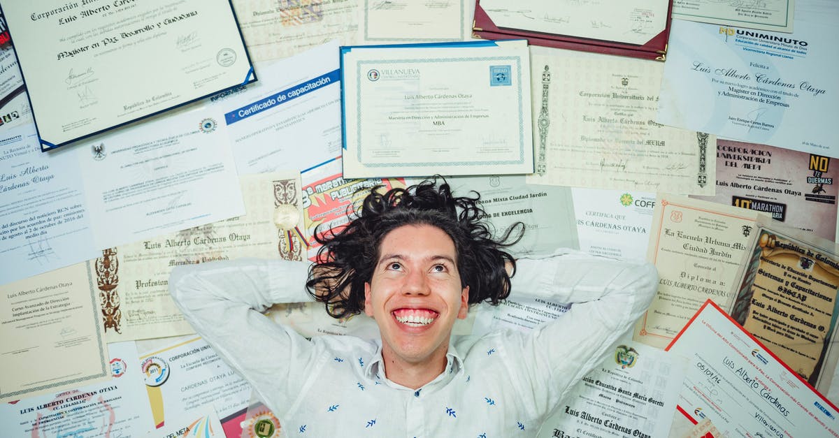 Employment and Education Documents with IM5252e - Man Lying On Certificates Employment and Education Documents with IM5252e - Man Lying On Certificates