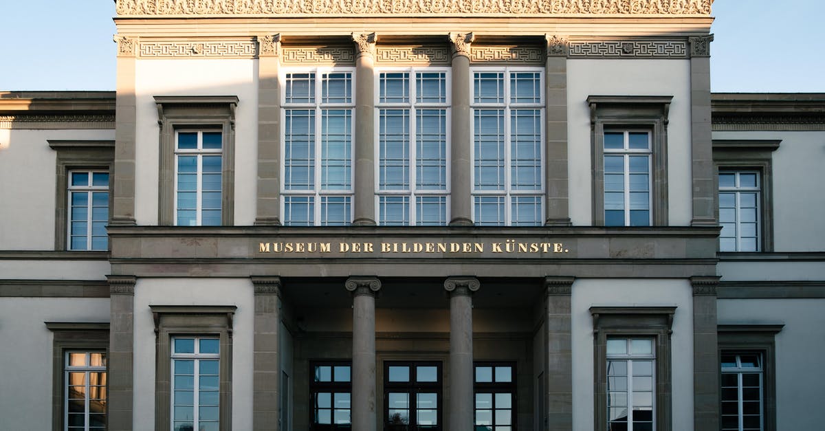 Entering Belgium with a visa for Germany - Museum of Fine Arts Facade in Leipzig, Germany Entering Belgium with a visa for Germany - Museum of Fine Arts Facade in Leipzig, Germany
