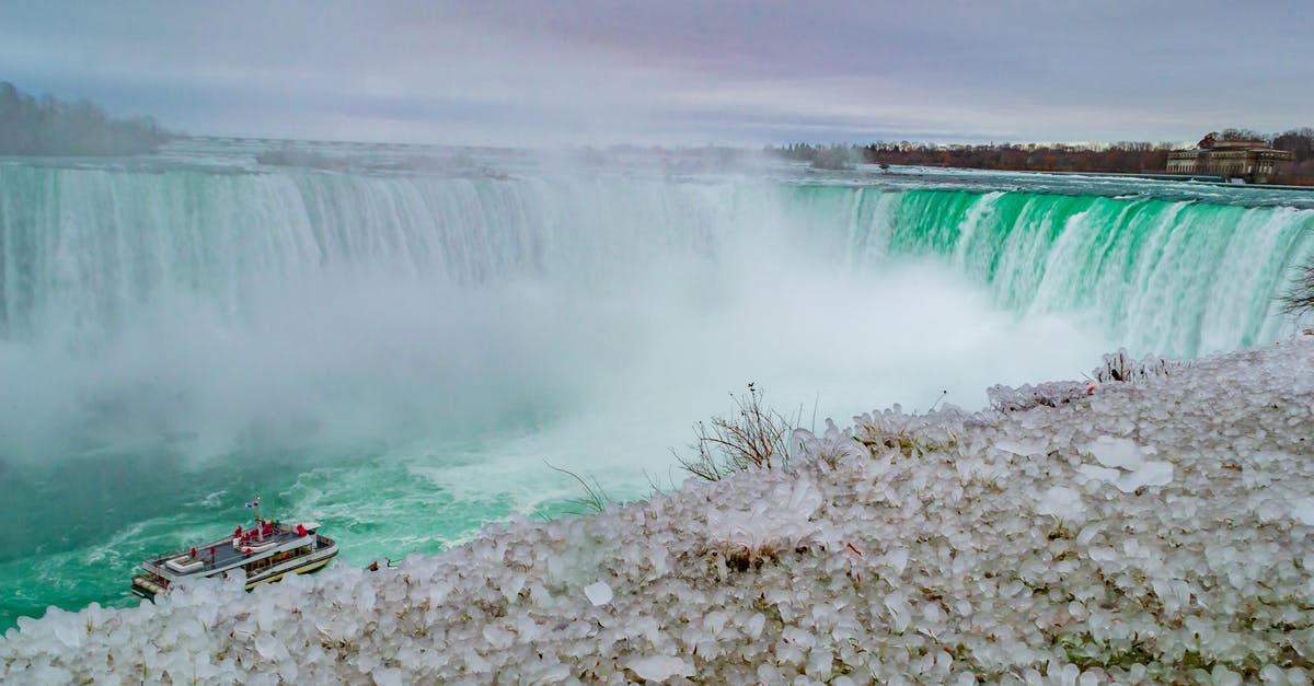 Entering Canada, Niagara border - Niagara Falls