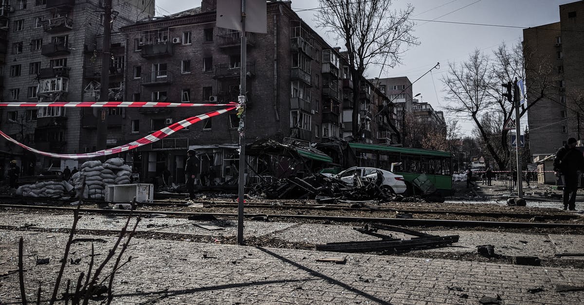 Entering Ukraine as a Ukrainian born, naturalised British citizen - War Destruction in Ukrainian City Entering Ukraine as a Ukrainian born, naturalised British citizen - War Destruction in Ukrainian City
