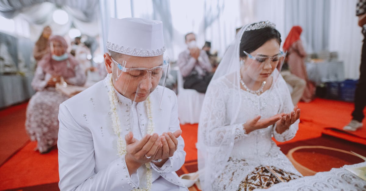 ESTA visa marriage [closed] - Photograph of a Groom and Bride Closing Their Eyes