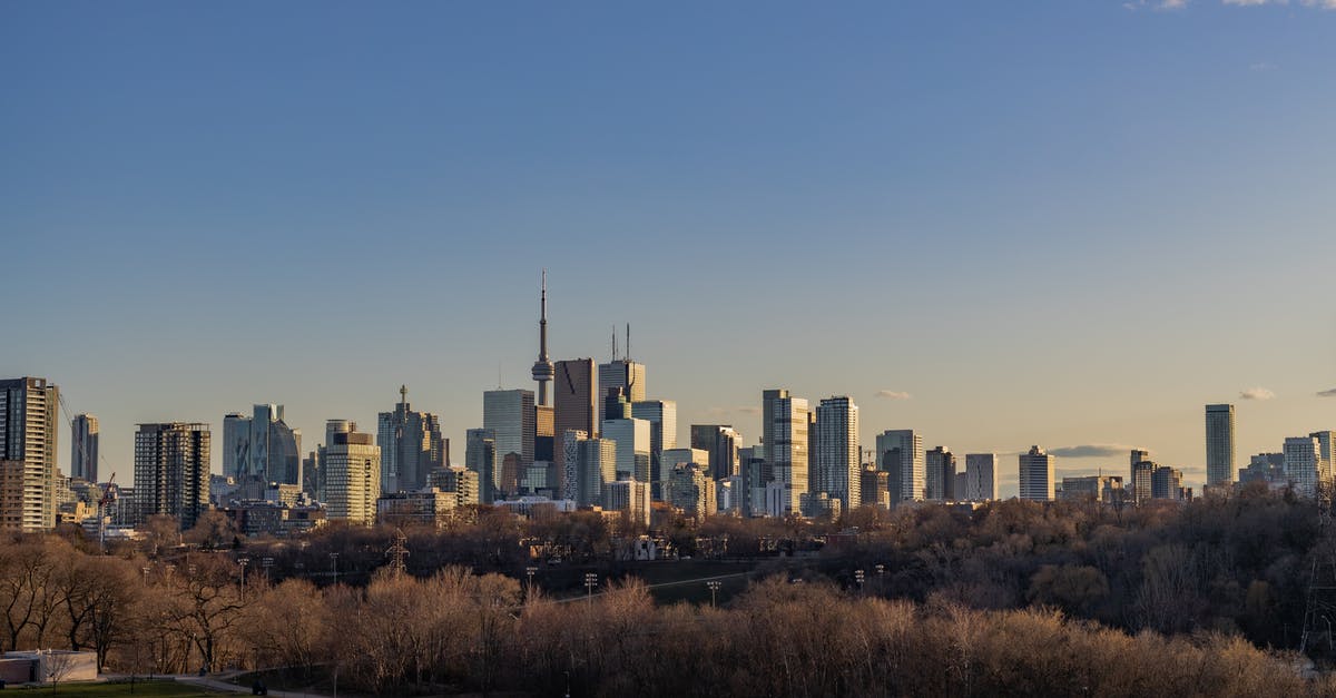 eTA Transit -layover in Canada - Toronto Skyline eTA Transit -layover in Canada - Toronto Skyline