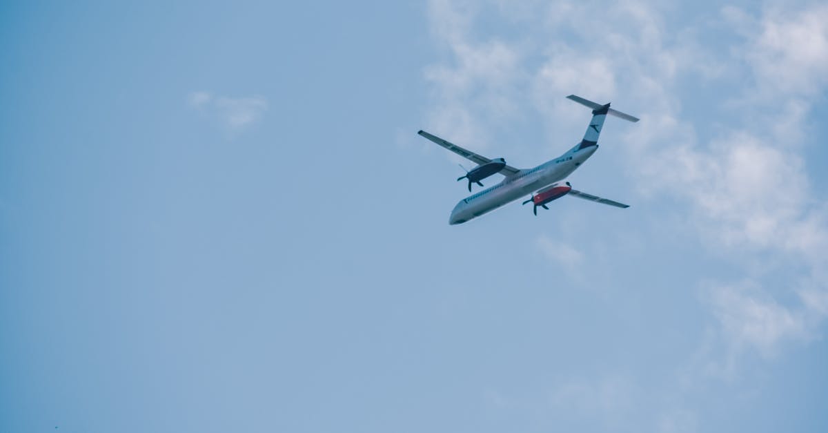 EU Air Passenger Rights for connecting flight - Airplane flying in blue sky EU Air Passenger Rights for connecting flight - Airplane flying in blue sky
