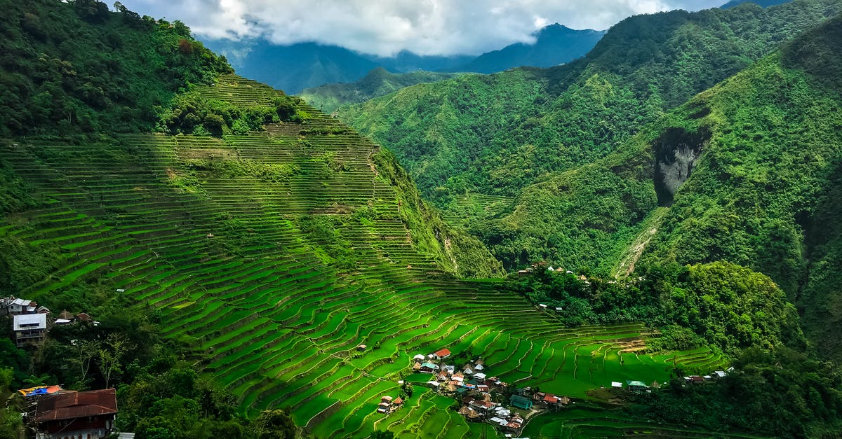 EU driver's license valid in the Philippines - Aerial Photography of Rice Terraces EU driver's license valid in the Philippines - Aerial Photography of Rice Terraces