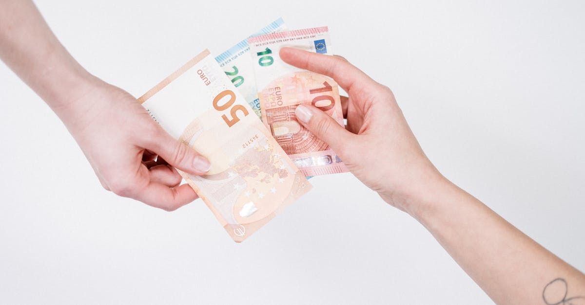 Euro to Kuna exchange in Germany or Croatia - Person Holding 10 Euro Bill Euro to Kuna exchange in Germany or Croatia - Person Holding 10 Euro Bill
