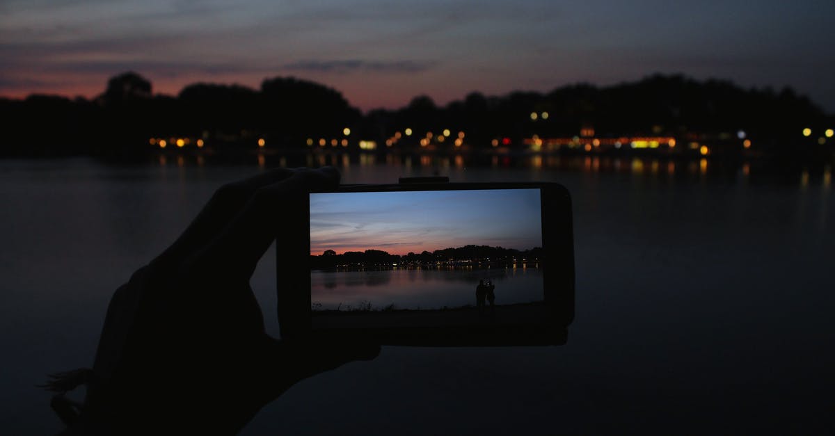 Evening landing (or take-off) pictured on photo - Photography of City Evening landing (or take-off) pictured on photo - Photography of City