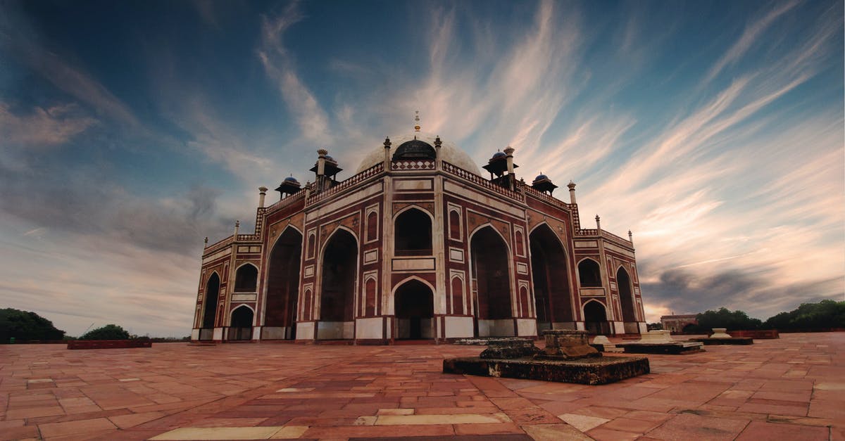 Evidence of Applicant's Travel History for Visitor Visa (600) Australia [closed] - Brown and Black Mosque Under White and Blue Cloudy Sky
