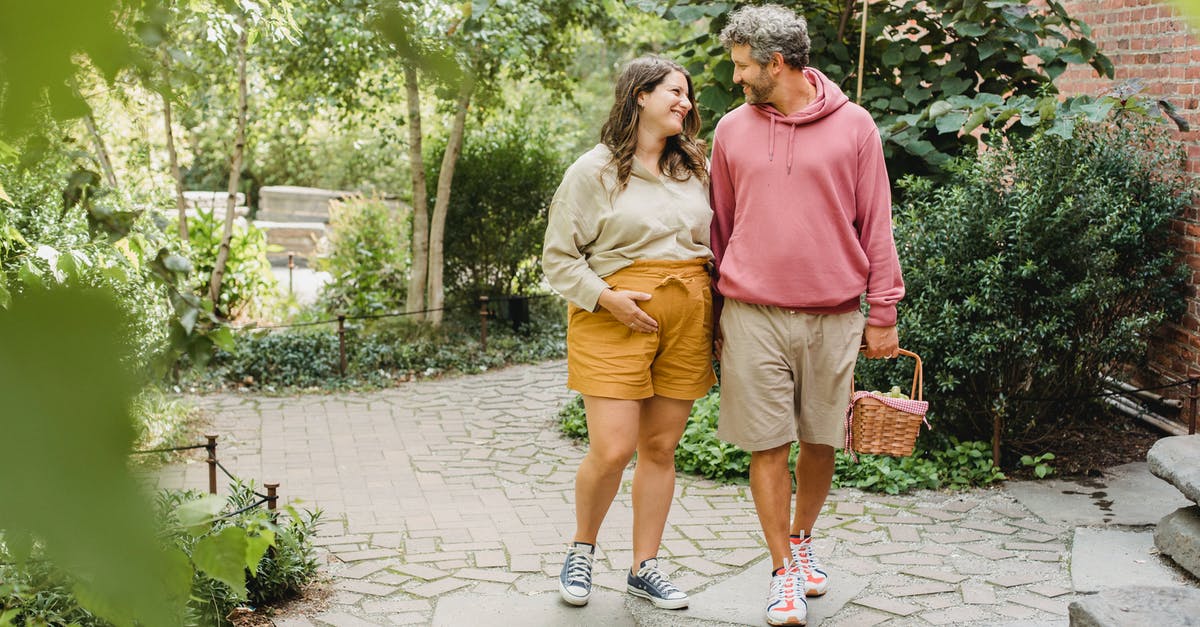 Expected arrival date changed - Australian Visitor 600 Visa - Happy couple walking with basket for picnic Expected arrival date changed - Australian Visitor 600 Visa - Happy couple walking with basket for picnic