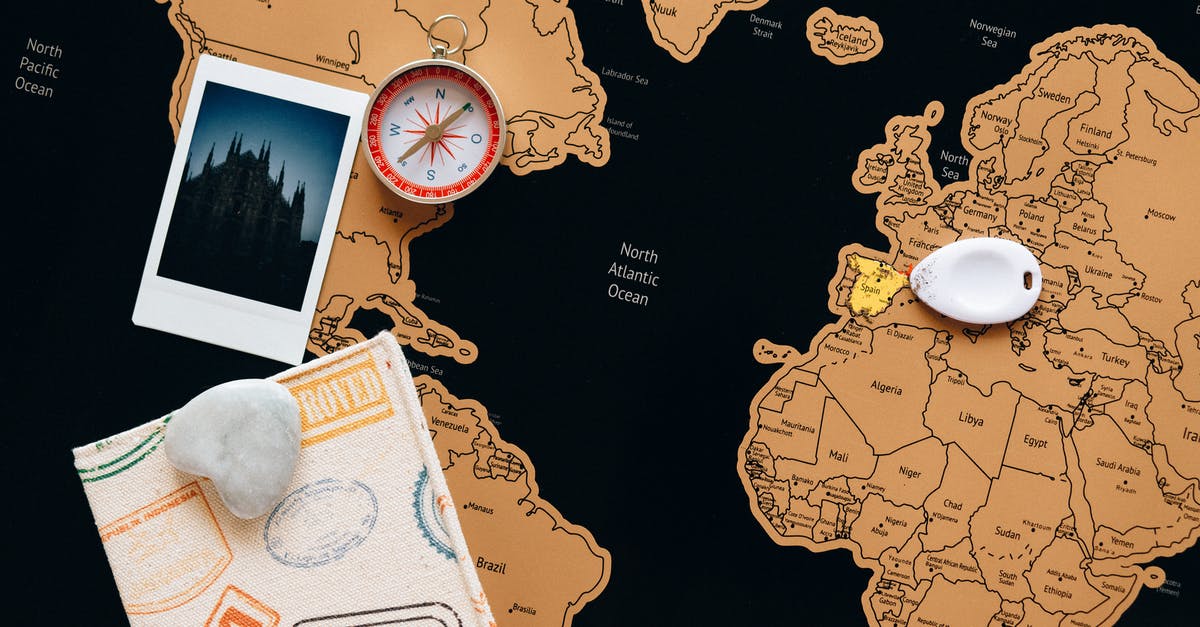Expired destination (U.S.) passport; unexpired dwelling (Israel) passport - Marked Country on a Map Expired destination (U.S.) passport; unexpired dwelling (Israel) passport - Marked Country on a Map