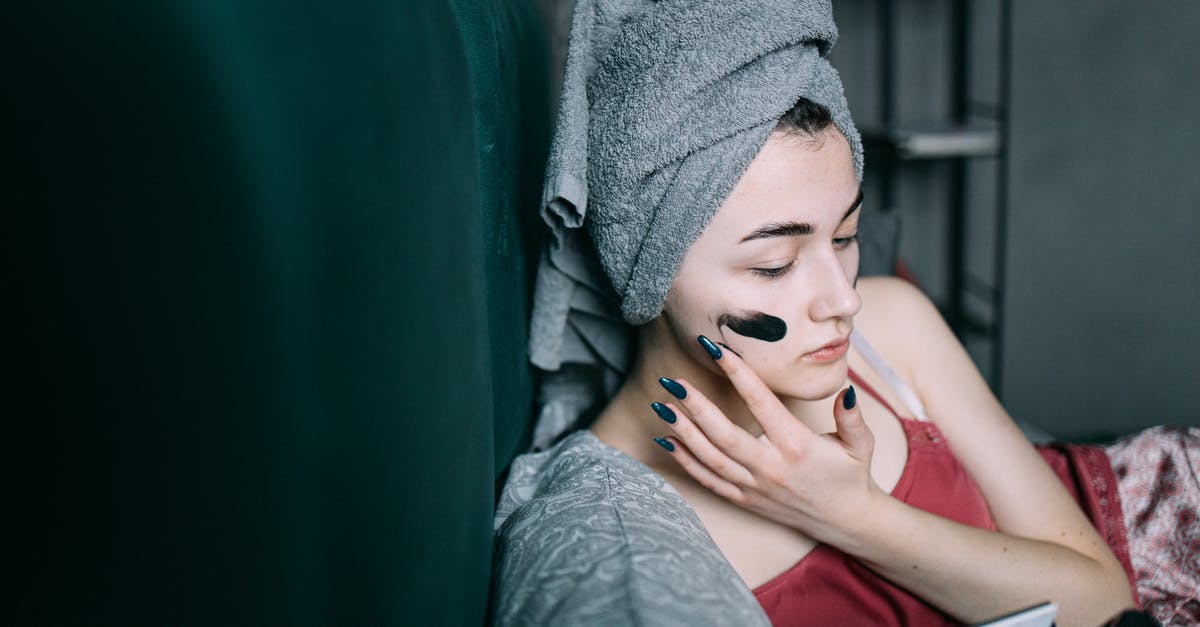 Extending my stay by applying for ESTA twice? - Woman in Head Towel Applying Face Mask Extending my stay by applying for ESTA twice? - Woman in Head Towel Applying Face Mask