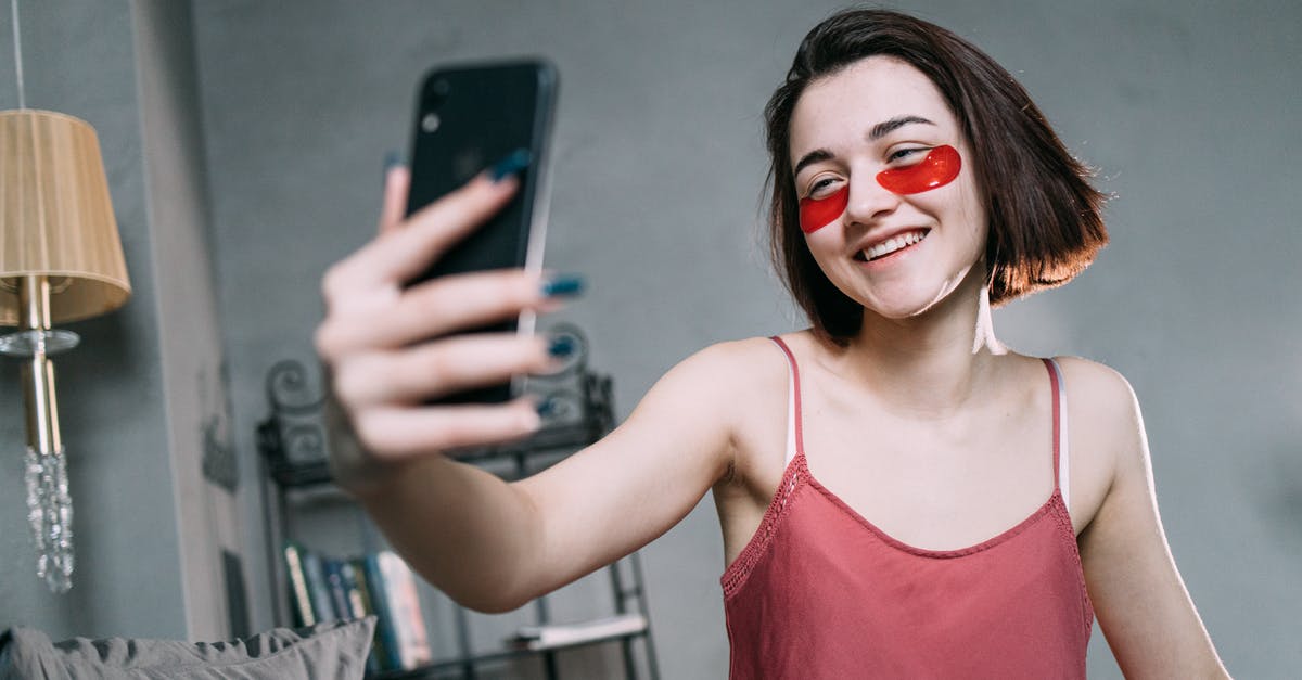 Extending my stay by applying for ESTA twice? - Woman with Red Eye Patches Taking Selfie Extending my stay by applying for ESTA twice? - Woman with Red Eye Patches Taking Selfie