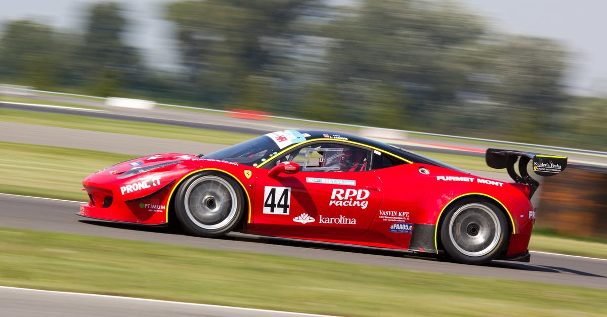 Fast re-entry on renewed ESTA? - Red Racing Car on Race Track during Daytime Fast re-entry on renewed ESTA? - Red Racing Car on Race Track during Daytime