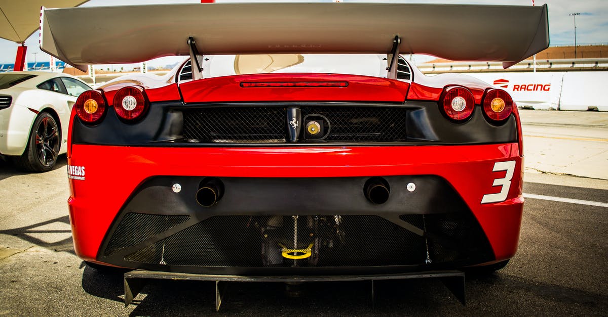 Fast re-entry on renewed ESTA? - Red Racing Car With Spoiler Fast re-entry on renewed ESTA? - Red Racing Car With Spoiler