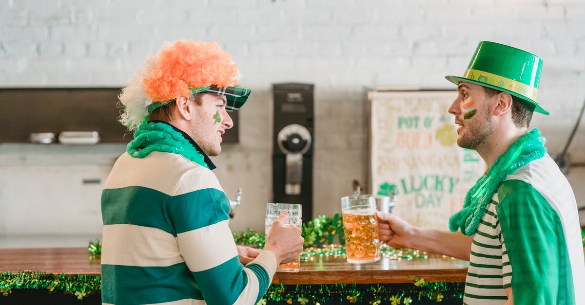 Filipino national getting a visa via a British partner - Friends with beer talking during Feast of Saint Patrick Filipino national getting a visa via a British partner - Friends with beer talking during Feast of Saint Patrick