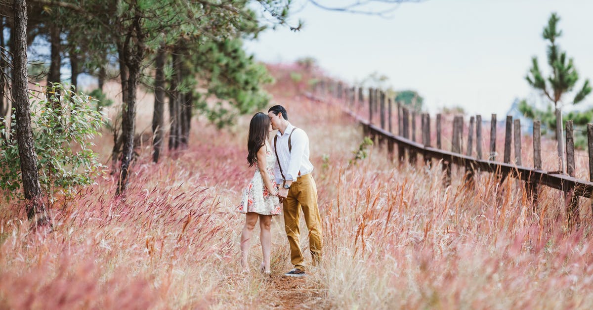 Filipino partner applying for Schengen visa while processing marriage annulment - Couple Kissing Beside Trees Filipino partner applying for Schengen visa while processing marriage annulment - Couple Kissing Beside Trees