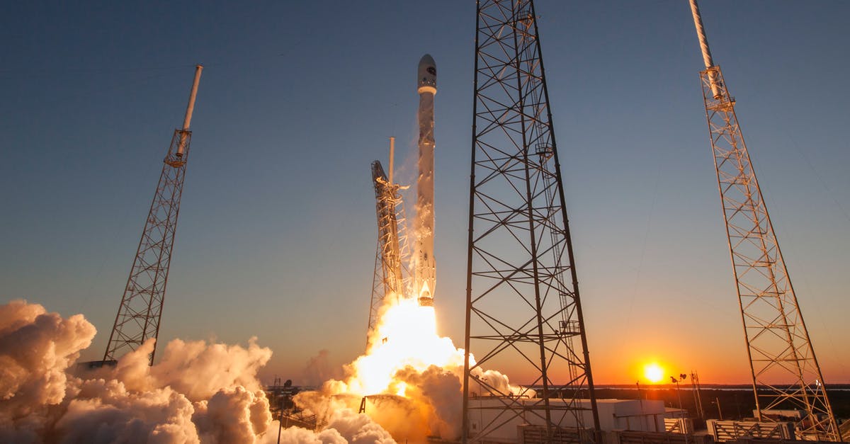 Finding the station to get off at in Vancouver - Spacecraft launching into orbit during sundown Finding the station to get off at in Vancouver - Spacecraft launching into orbit during sundown