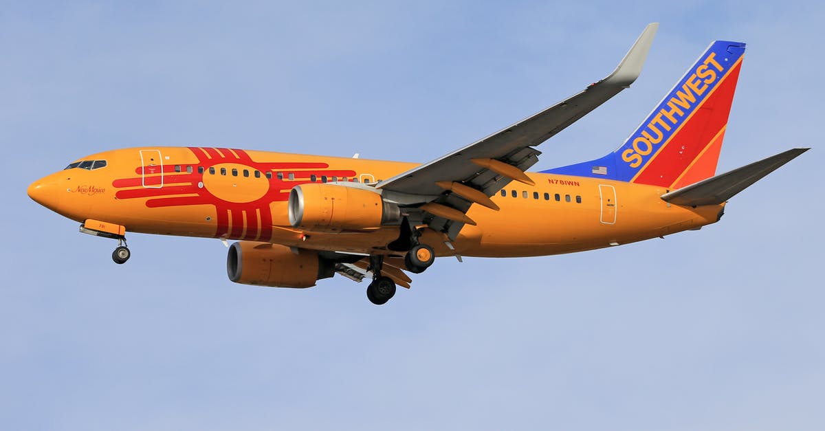Flying on Southwest with a cat - An Orange Passenger Plane in the Sky Flying on Southwest with a cat - An Orange Passenger Plane in the Sky