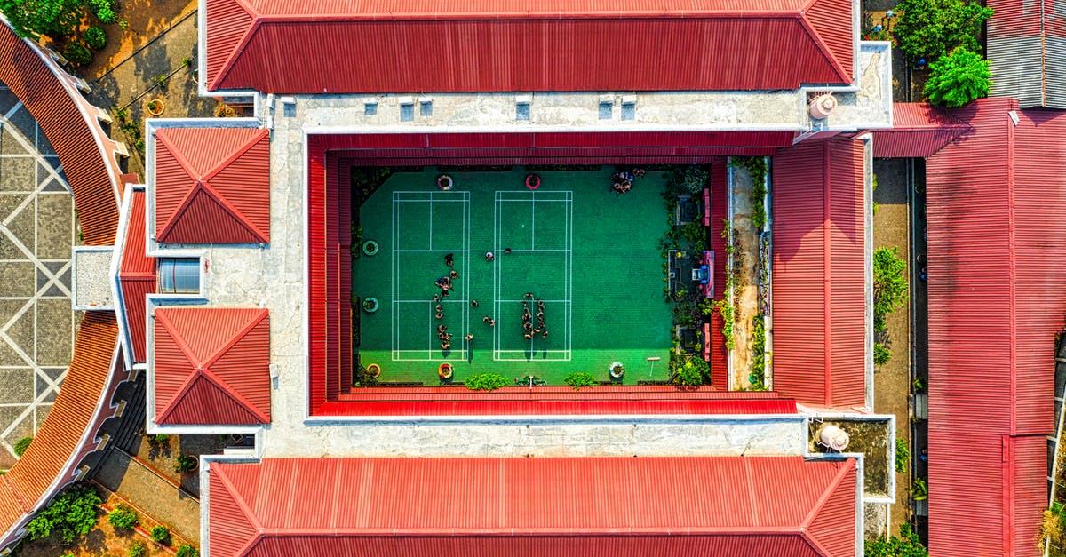 Freediving schools in Indonesia - Aerial Photo of School