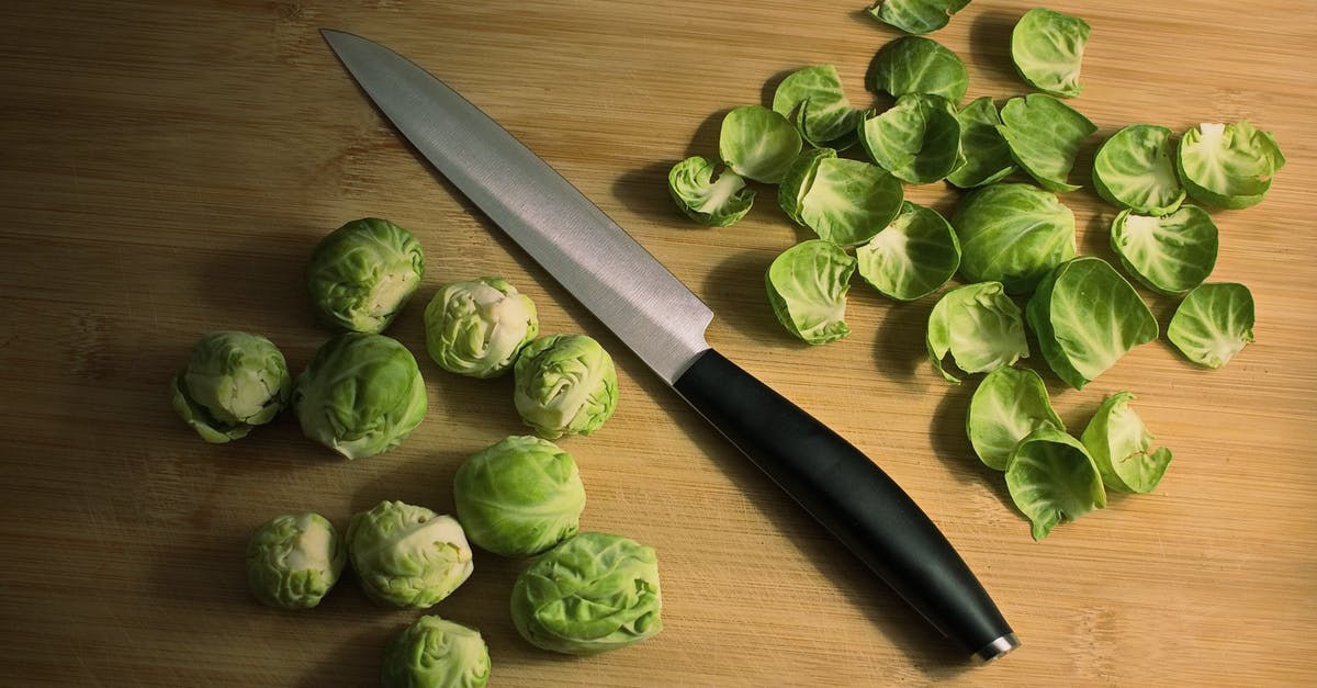 From Brussels to Rotterdam: Intercity or Thalys? - Knife with green Brussels sprouts From Brussels to Rotterdam: Intercity or Thalys? - Knife with green Brussels sprouts