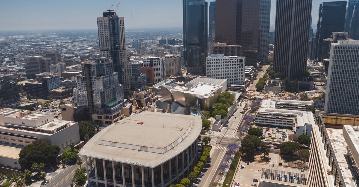 Gasoline beggars in and around Los Angeles — scam? - Aerial View of City Buildings Gasoline beggars in and around Los Angeles — scam? - Aerial View of City Buildings