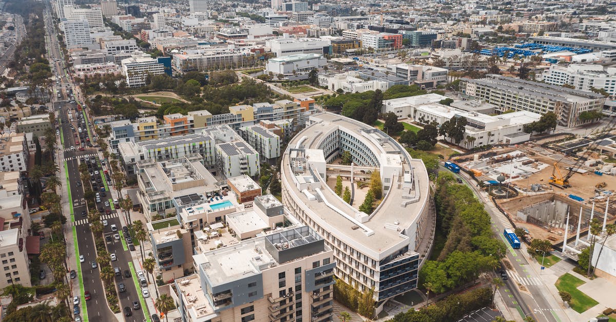 Gasoline beggars in and around Los Angeles — scam? - Aerial View of City Buildings Gasoline beggars in and around Los Angeles — scam? - Aerial View of City Buildings