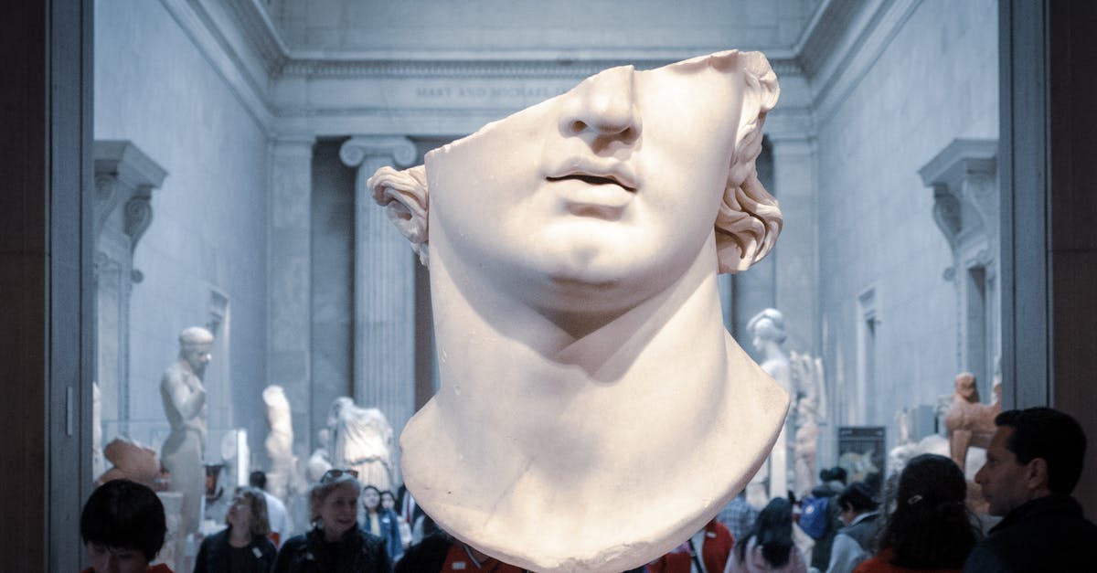 Genova palaces and Greek Gods [closed] - White Head Bust in Museum