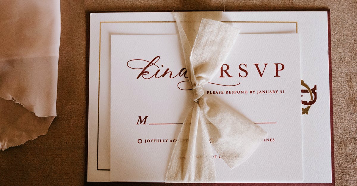 Georgia invitation letter for visa - Invitation card with the inscription tied with ribbon Georgia invitation letter for visa - Invitation card with the inscription tied with ribbon