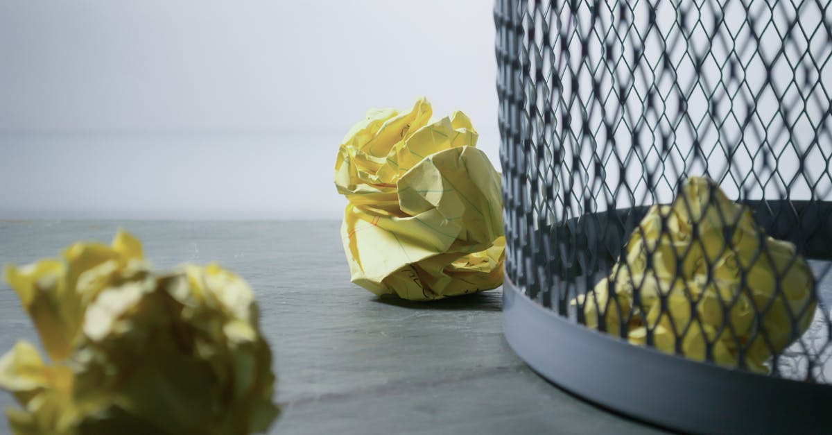Germany visa rejected because less funds [closed] - Focus Photo of Yellow Paper Near Trash Can