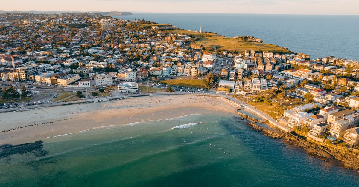 Getting a vehicle as a temporary resident in New South Wales, Australia [closed] - Aerial Shot of Bondi Beach and City