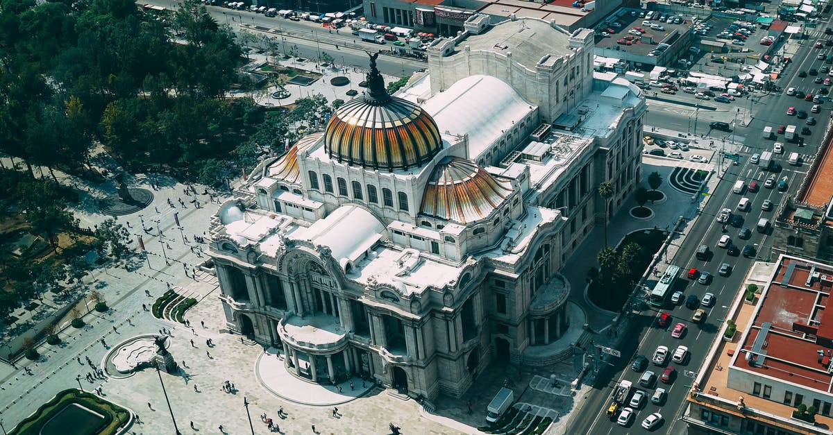 Getting from Mexico City airport to downtown easily and safely - Bird's Eye View Photography of Dome Building Getting from Mexico City airport to downtown easily and safely - Bird's Eye View Photography of Dome Building
