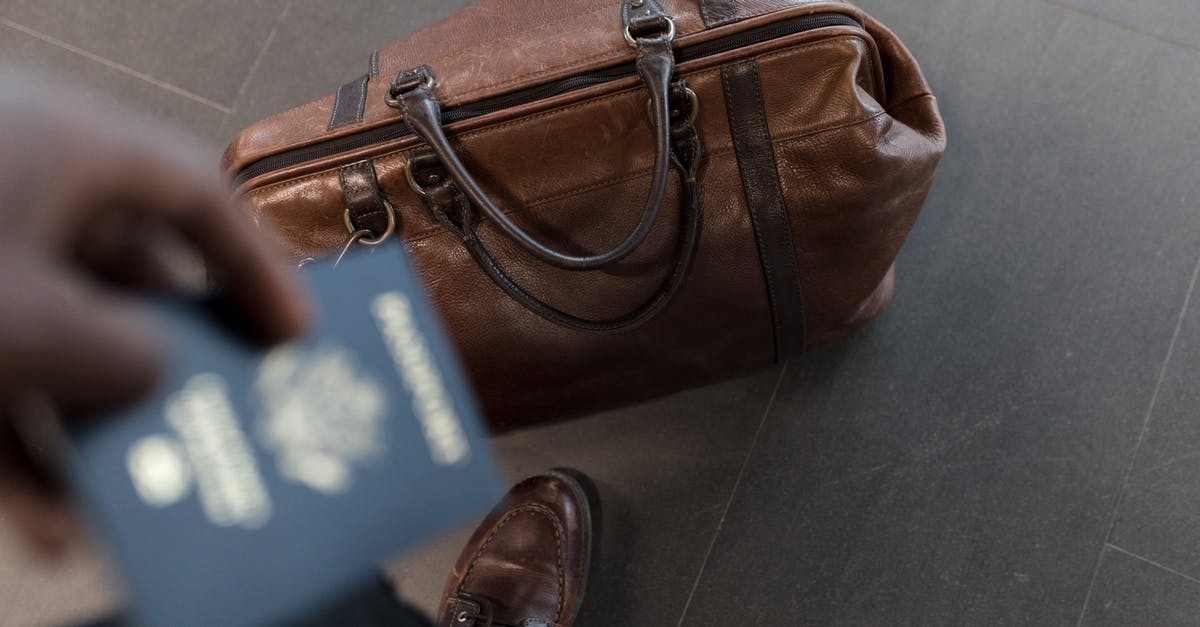 Getting refused entry and removed at Heathrow, X in passport - Brown Leather Duffel Bag Getting refused entry and removed at Heathrow, X in passport - Brown Leather Duffel Bag