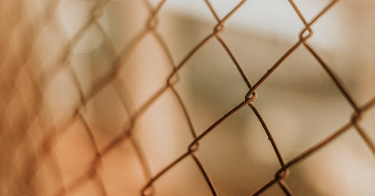 Going to a border to get another 90 days of visa waiver - Closeup of chain link fence Going to a border to get another 90 days of visa waiver - Closeup of chain link fence