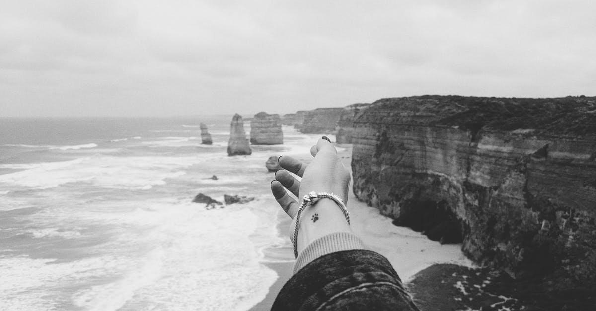 Going to Australia - hand luggage - Greyscale Photograph of Person Standing Near the Ocean Going to Australia - hand luggage - Greyscale Photograph of Person Standing Near the Ocean