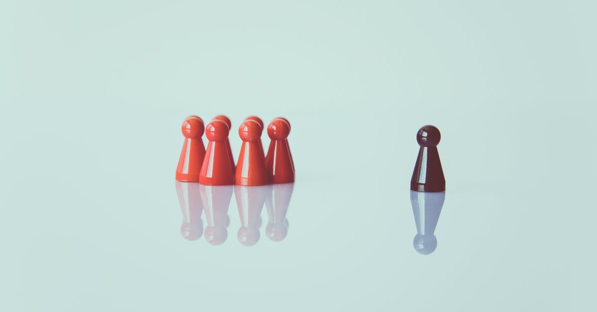 Group visa applied but not received for one member - One Black Chess Piece Separated From Red Pawn Chess Pieces Group visa applied but not received for one member - One Black Chess Piece Separated From Red Pawn Chess Pieces