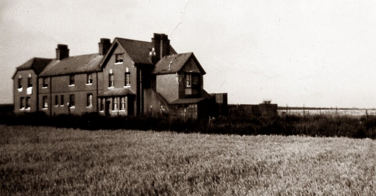 Haunted house in Gdansk - what is the exact address? - Grayscale Photo of House on Grass Field Haunted house in Gdansk - what is the exact address? - Grayscale Photo of House on Grass Field