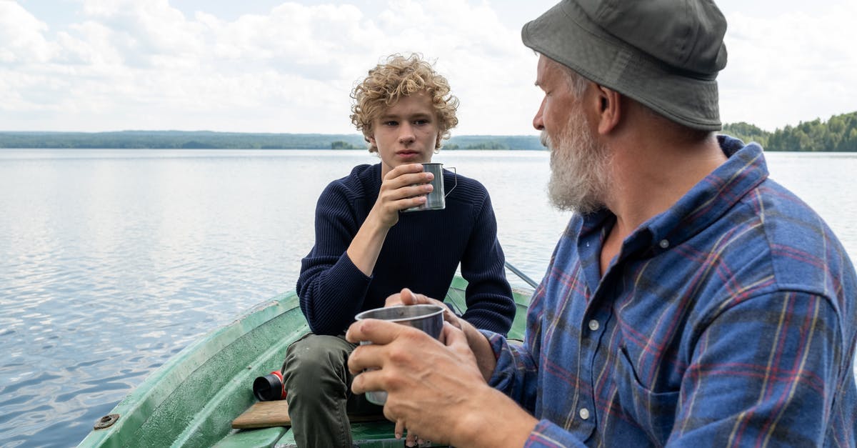 Having J1 and F1 at the same time [closed] - Grandfather and Grandson Having Tea on Boat Ride on Lake